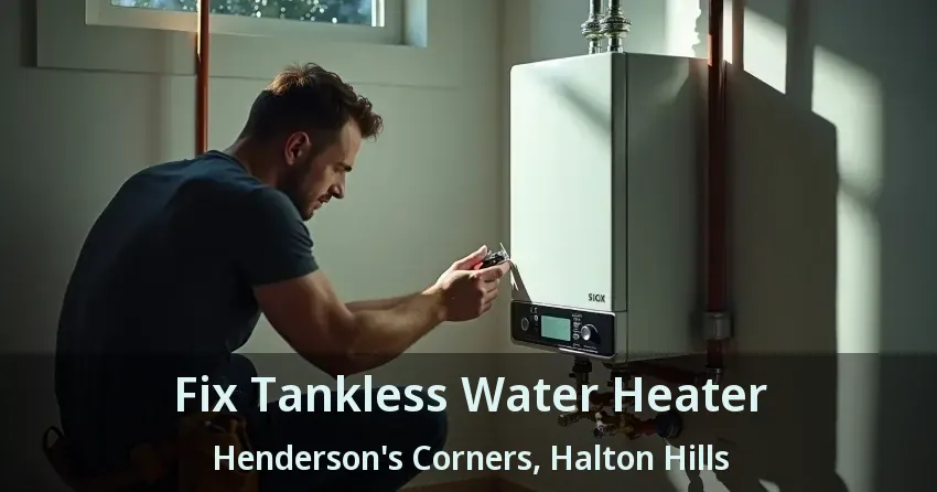 Fix Tankless Water Heater Henderson's Corners, Halton Hills - ON